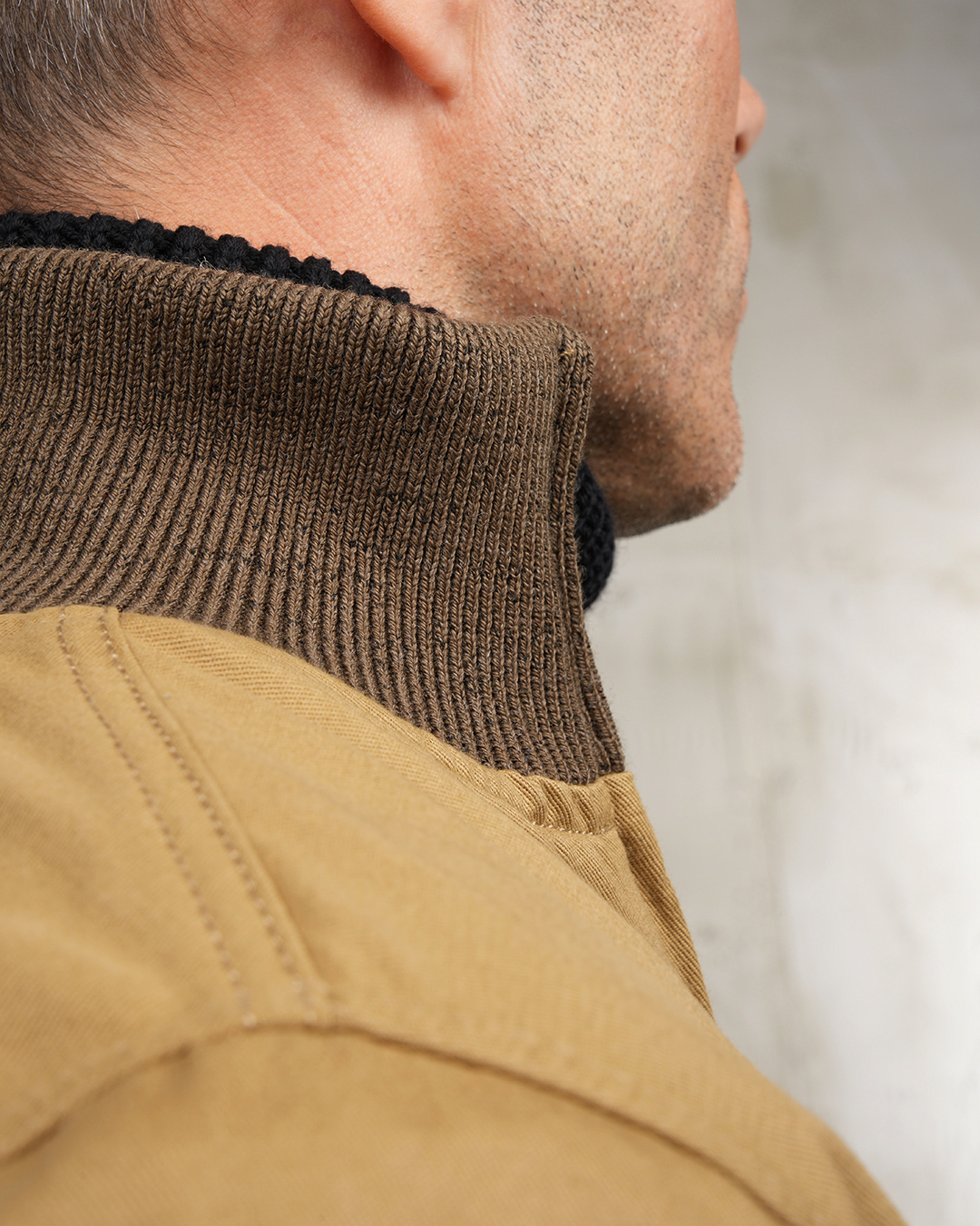 1941 Tanker Jacket khaki – Authentic 1940s Cotton & Wool Jacket-3XL